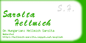 sarolta hellmich business card